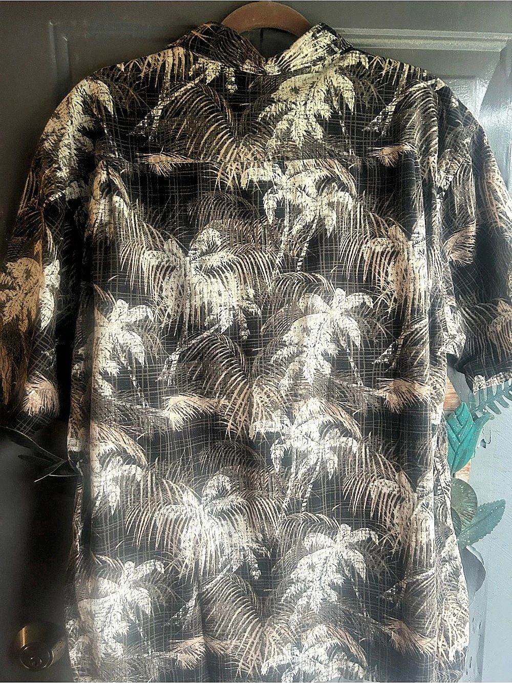 Reel Legends Men’s L Short Sleeve Button-Up Shirt Nature Print Casual